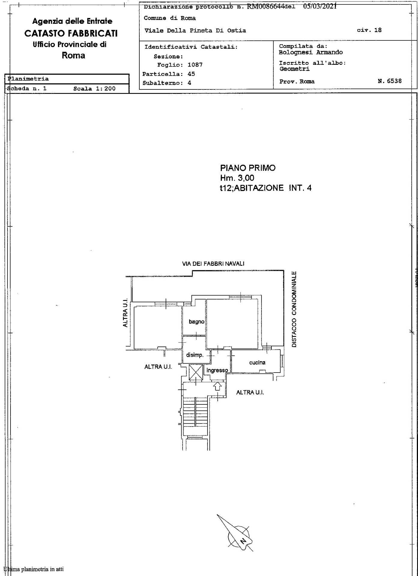 Immagine 28 di Appartamento in vendita  in Viale Della Pineta Di Ostia 18 a Roma
