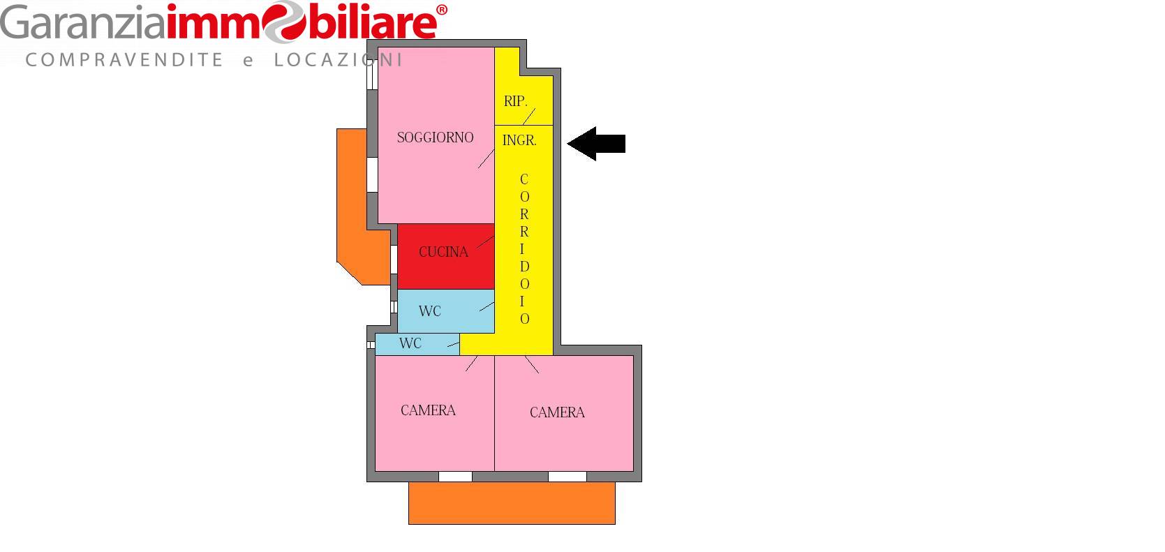 Immagine 31 di Appartamento in vendita  in Via Paolo Piccirillo a Casoria