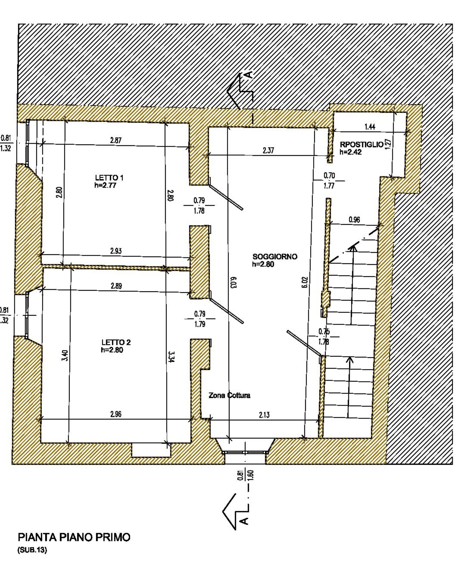 Immagine 3 di Villetta a schiera in vendita  in di Mezzo 4 a Montalcino