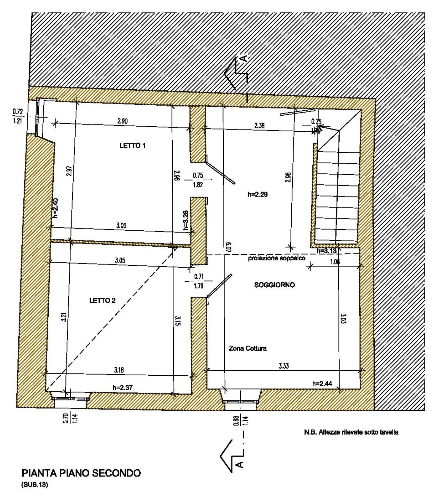 Immagine 4 di Villetta a schiera in vendita  in di Mezzo 4 a Montalcino