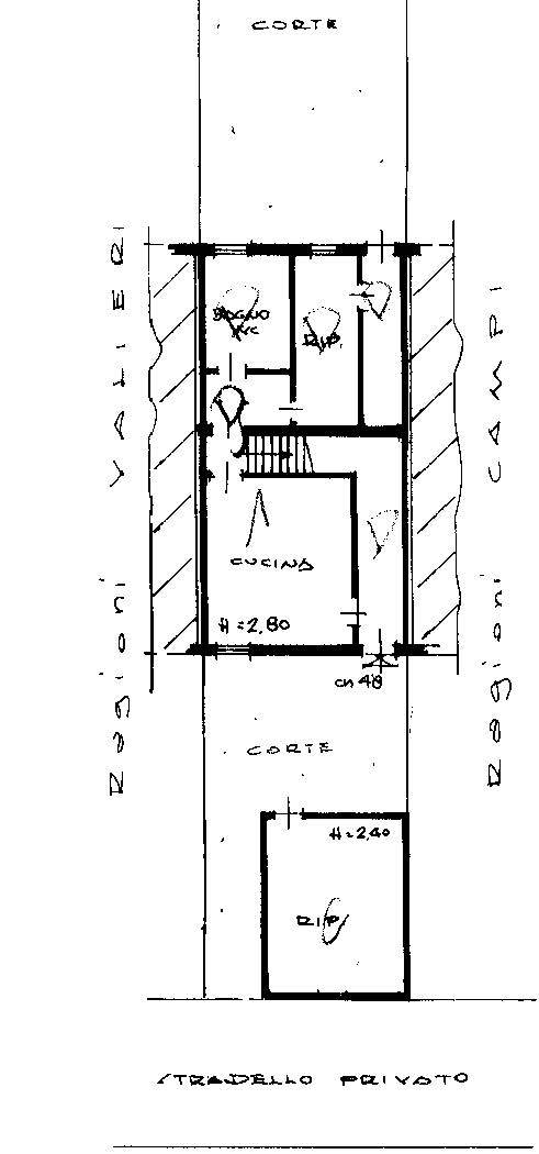 Immagine 21 di Villetta a schiera in vendita  in via Martiri della Libertà 48 a Voghiera