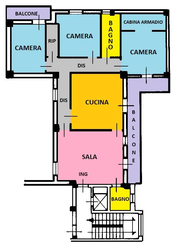 Immagine 30 di Appartamento in vendita  in Lungomare Balai 16 a Porto Torres