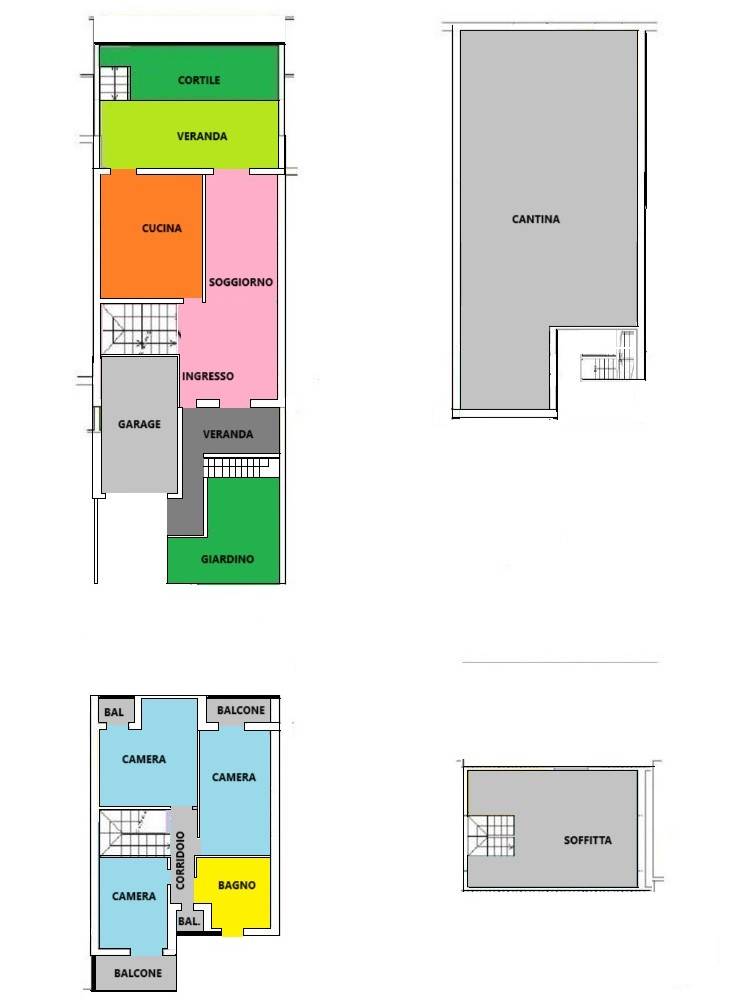 Immagine 29 di Villetta a schiera in vendita  in Via Battista Falchi snc a Sassari