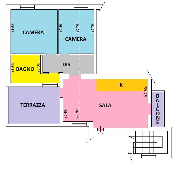 Immagine 38 di Appartamento in vendita  in S.V. Costa Paloni 78/A a Sassari