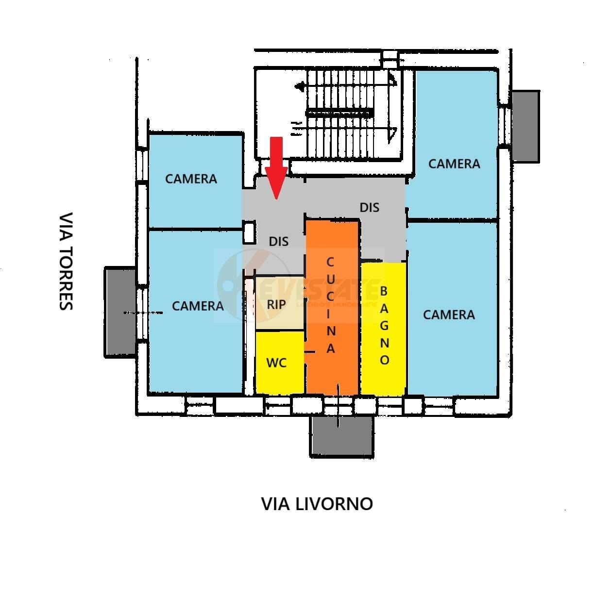 Immagine 31 di Appartamento in vendita  in via Torres 58 a Sassari