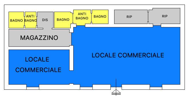 Immagine 15 di Locale commerciale in vendita  in via domenico millelire 57 a Sassari