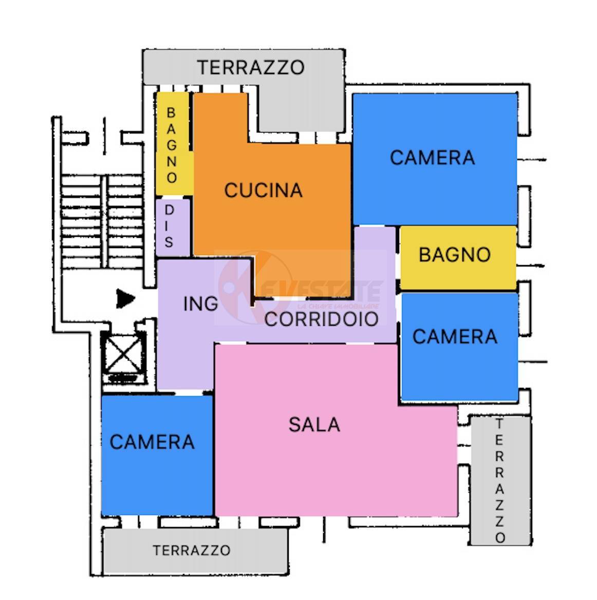 Immagine 40 di Appartamento in vendita  in via Barzini 4 a Sassari