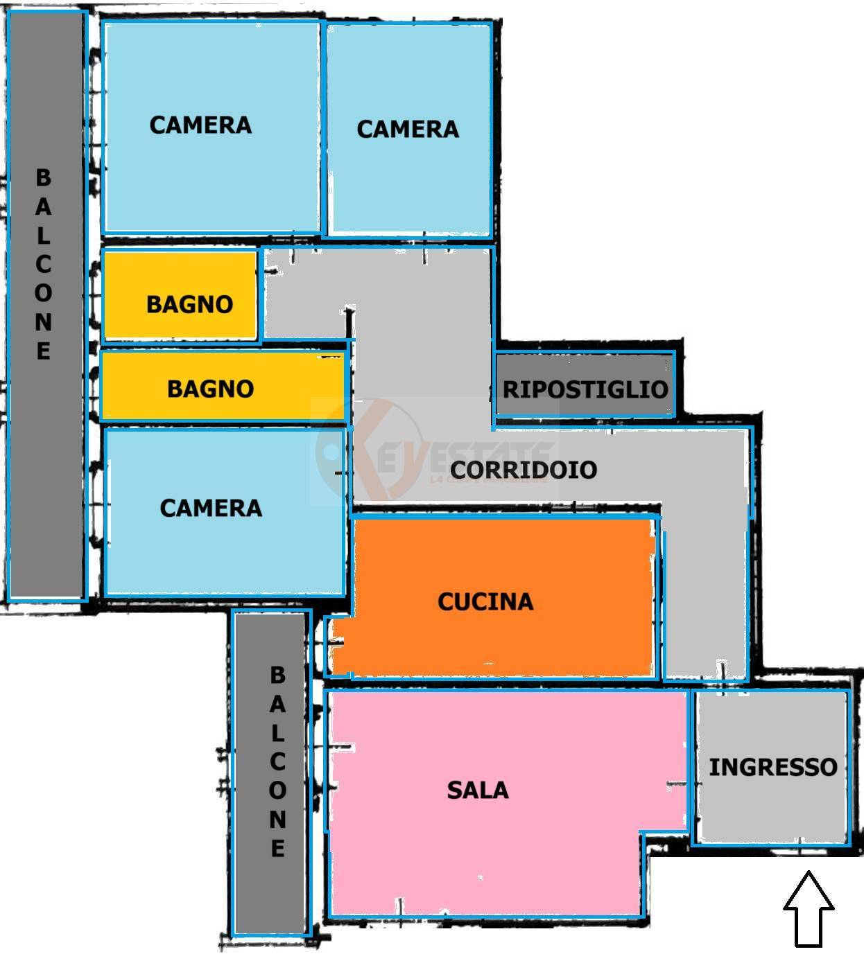 Immagine 36 di Appartamento in vendita  in VIA CIUSA 11 a Nuoro
