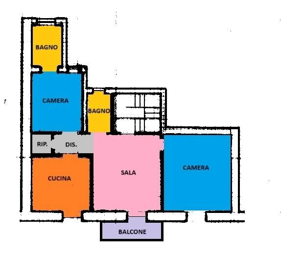 Immagine 19 di Appartamento in vendita  in via Cervi 37 a Sassari