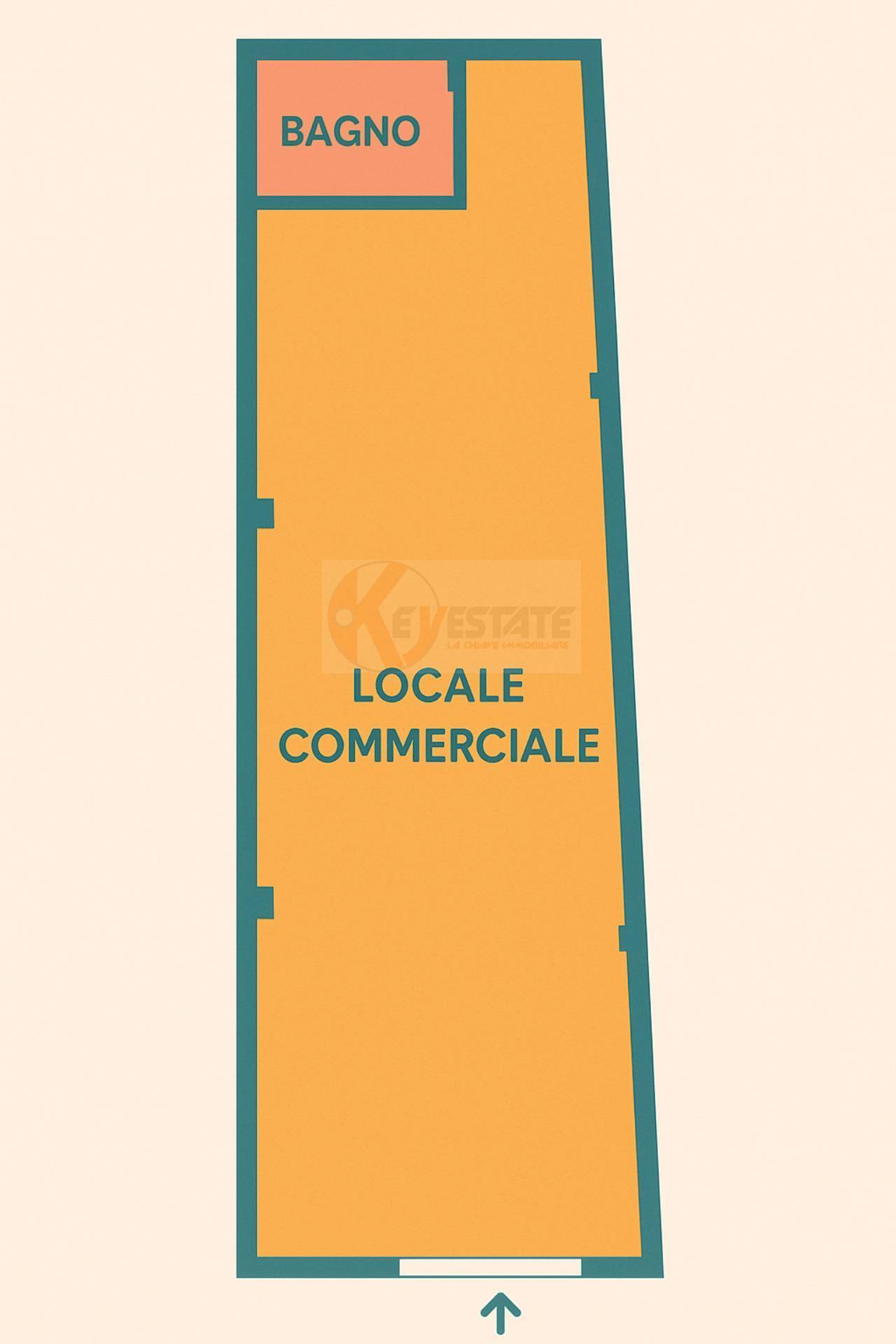 Immagine 10 di Locale commerciale in vendita  in via Rossini a Cagliari