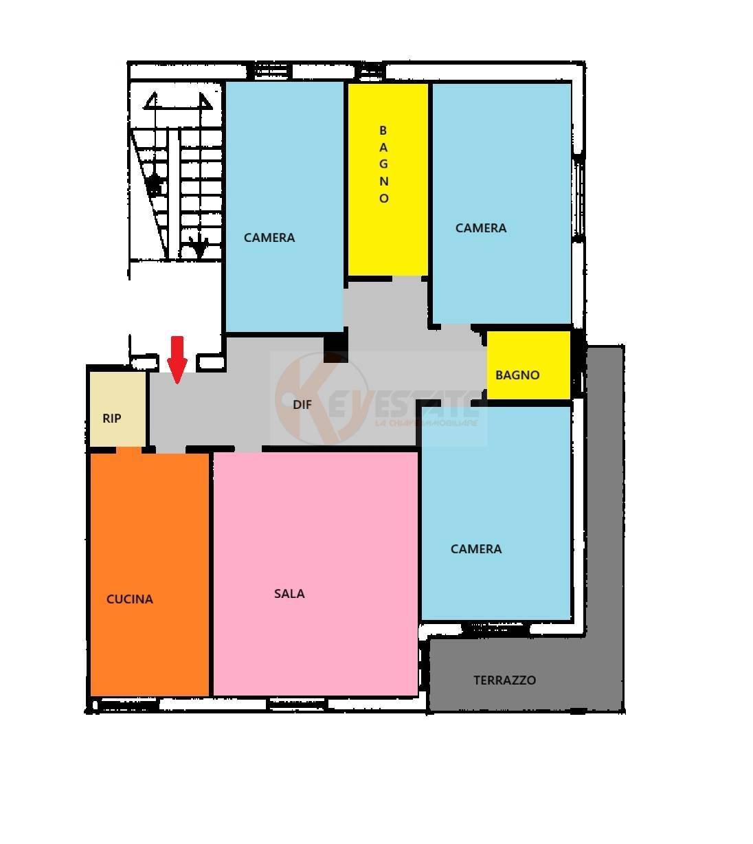 Immagine 26 di Appartamento in vendita  in via Fratelli Rosselli 8 a Ozieri