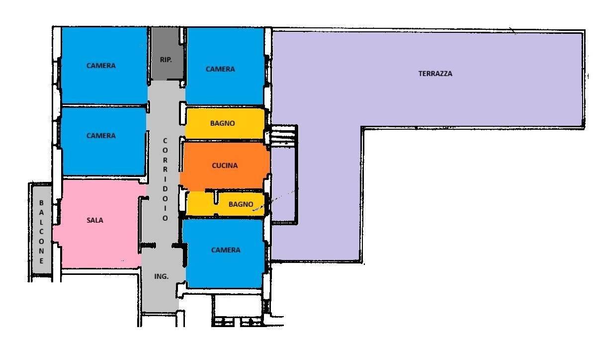 Immagine 51 di Appartamento in vendita  in via Matteotti 45 a Sassari