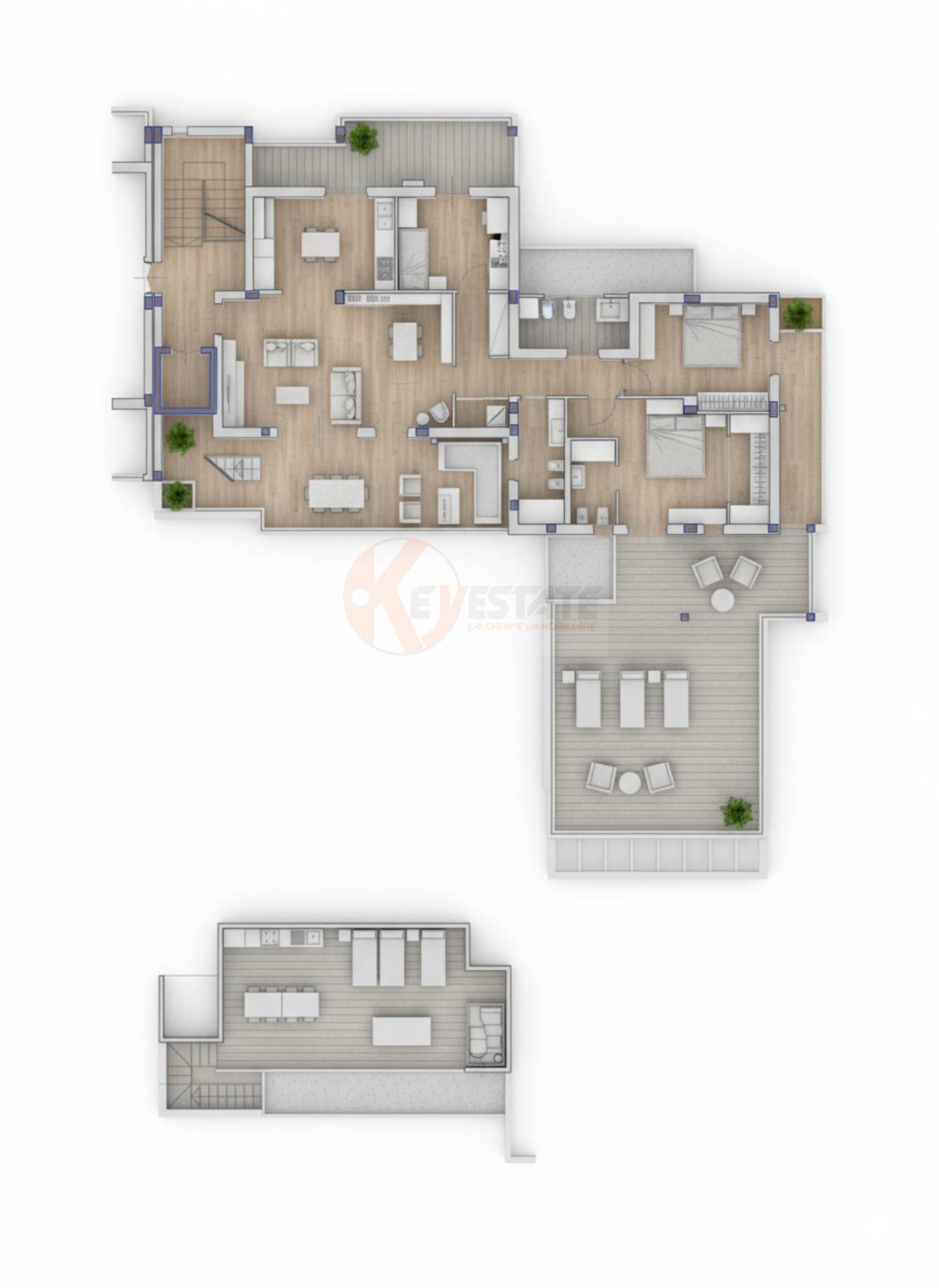 Immagine 34 di Attico in vendita  in via Carbia snc a Alghero