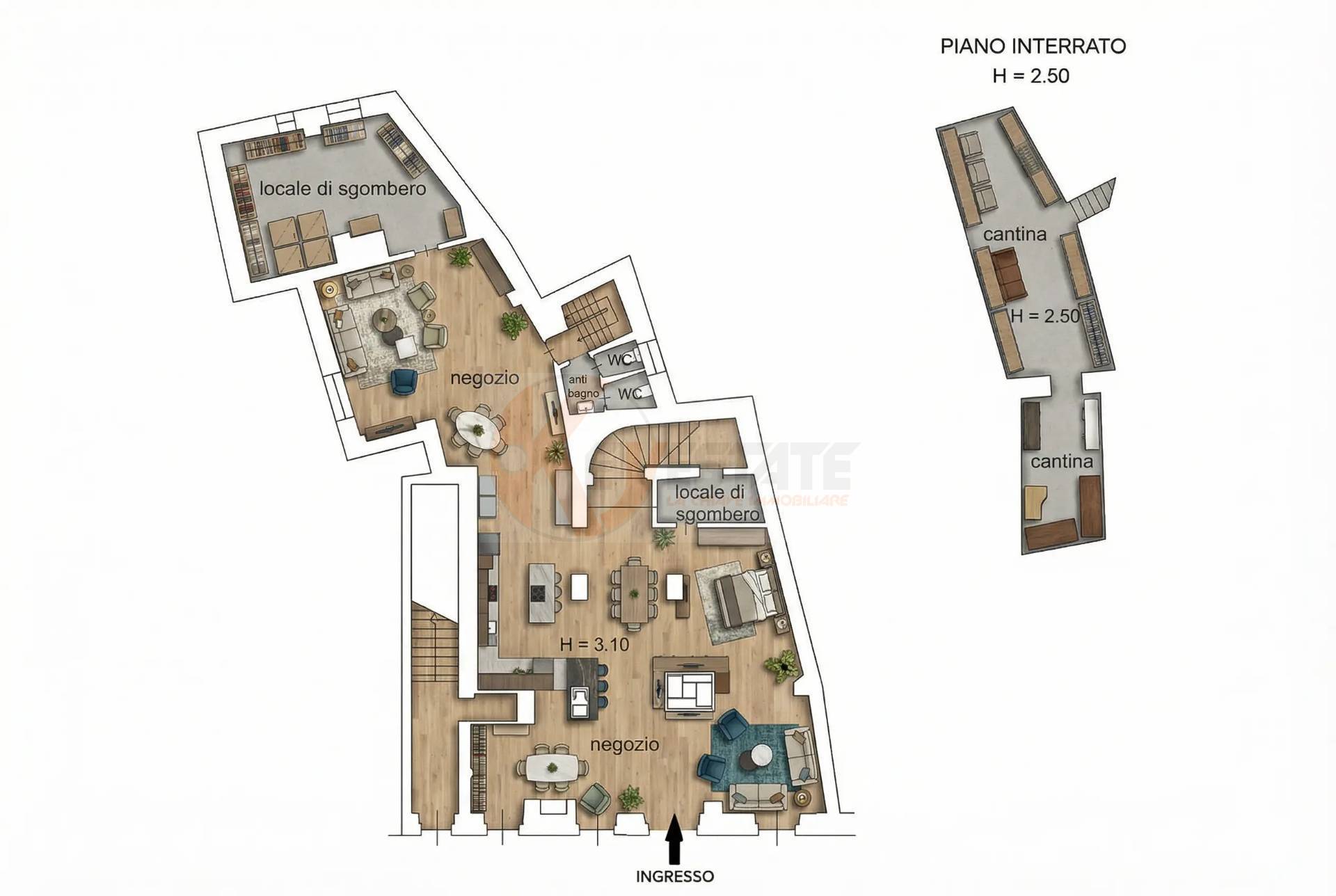 Immagine 22 di Locale commerciale in vendita  in Largo Cavallotti 18 a Sassari