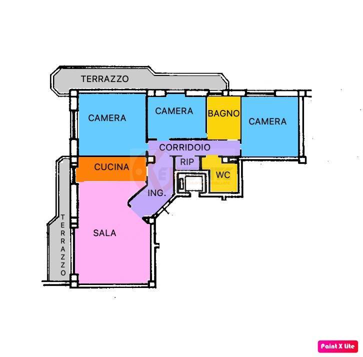 Immagine 39 di Appartamento in vendita  in via Prunizzedda 37 a Sassari