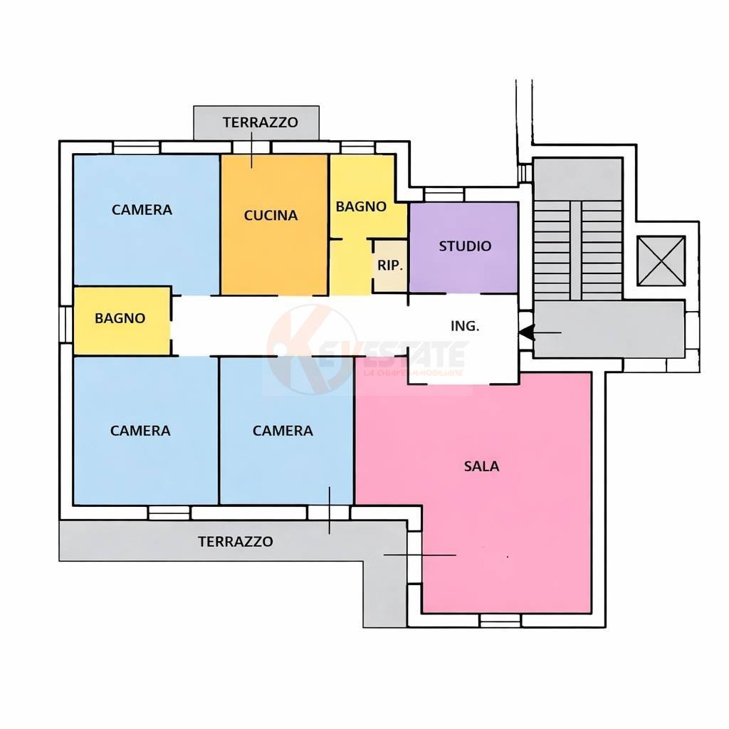 Immagine 44 di Appartamento in vendita  in Viale Adua 28 a Sassari