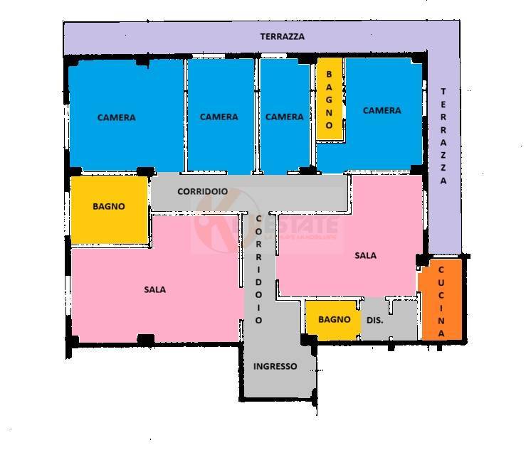 Immagine 63 di Appartamento in vendita  in via Luna e Sole 42 a Sassari