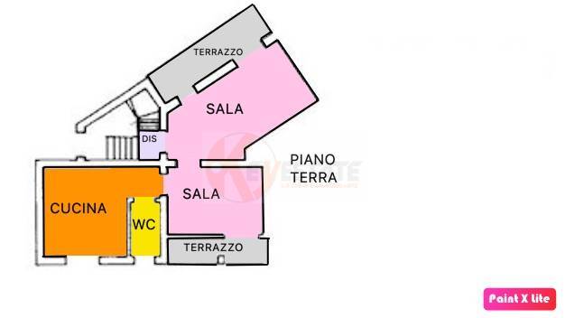 Immagine 34 di Casa semindipendente in vendita  in via Cugia 20 a Sassari