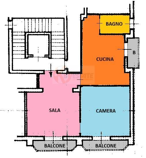 Immagine 19 di Appartamento in vendita  in via Stanis Manca 16 a Sassari