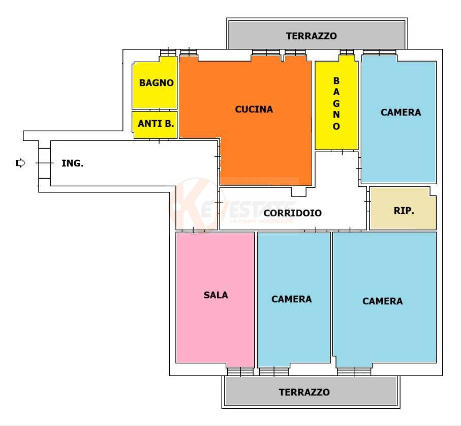 Immagine 30 di Appartamento in vendita  in Via Matteotti 38 a Sassari