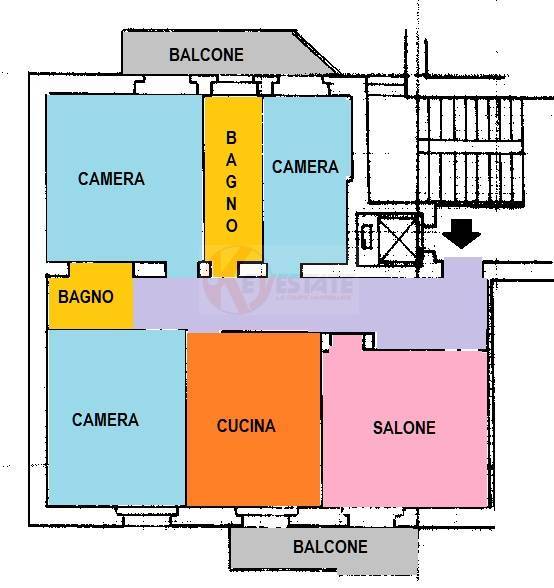 Immagine 39 di Appartamento in vendita  in via Principessa Maria 17 a Sassari