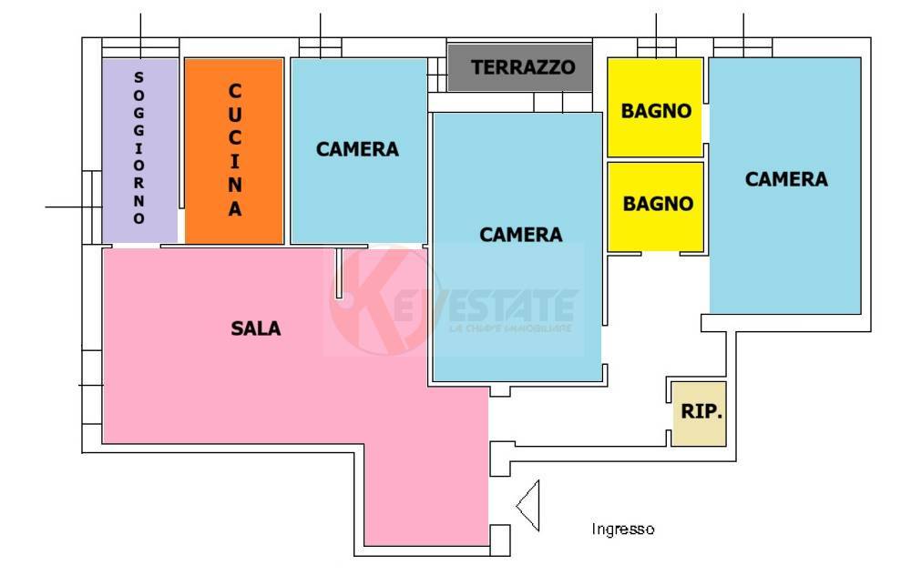 Immagine 34 di Appartamento in vendita  in Viale Dante 12 a Sassari