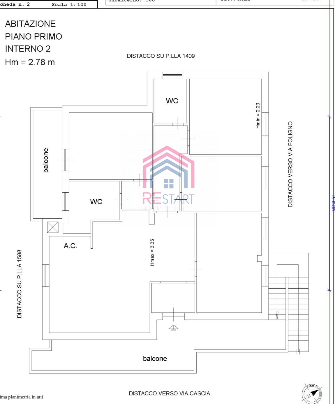 Immagine 39 di Casa semindipendente in vendita  in via cascia 4 a Pomezia