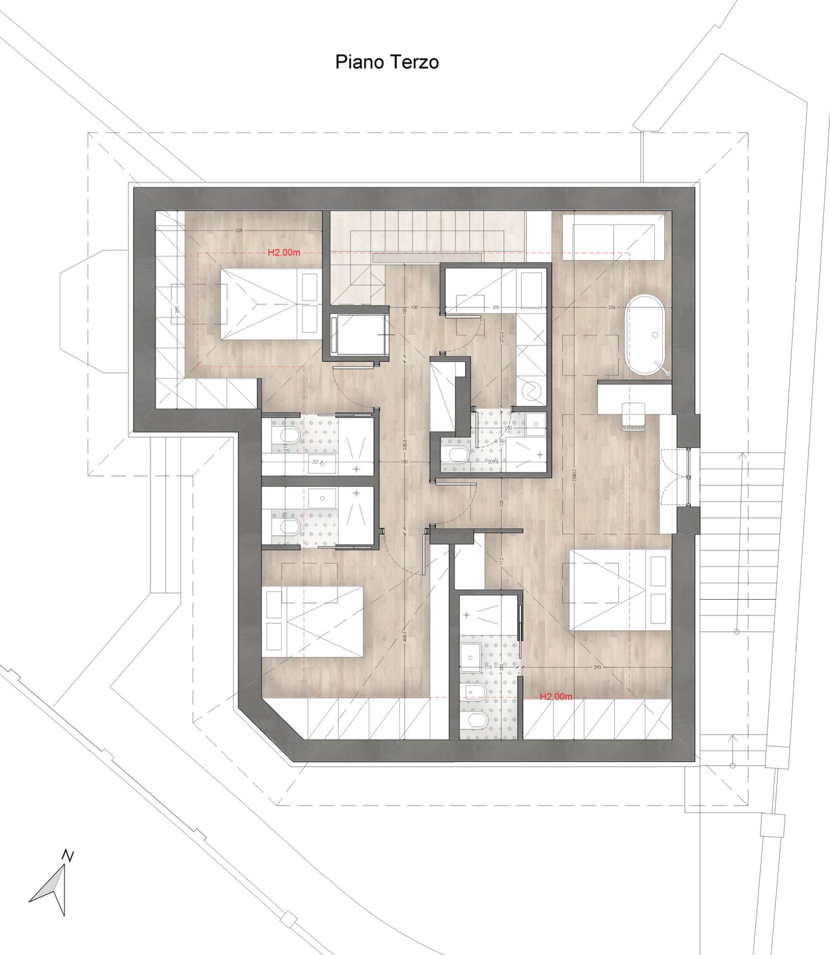 Immagine 14 di Appartamento in vendita  in Via Giovo 2 a Santa Margherita Ligure