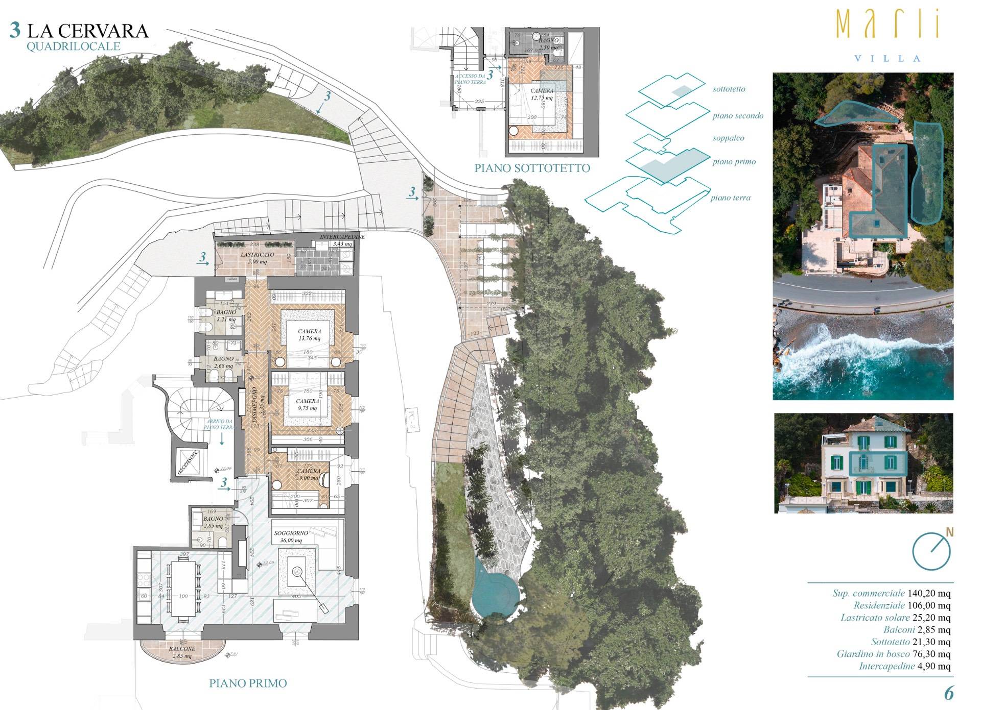 Immagine 13 di Appartamento in vendita  in Lungomare Rossetti 10-12-14a a Santa Margherita Ligure