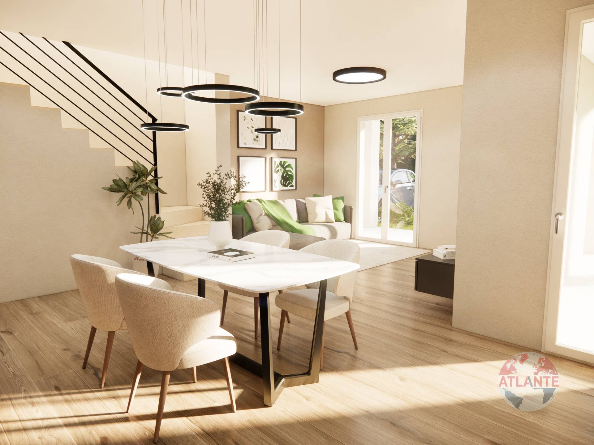 Immagine 19 di Villetta a schiera in vendita  in Via Roma 128 a Maclodio