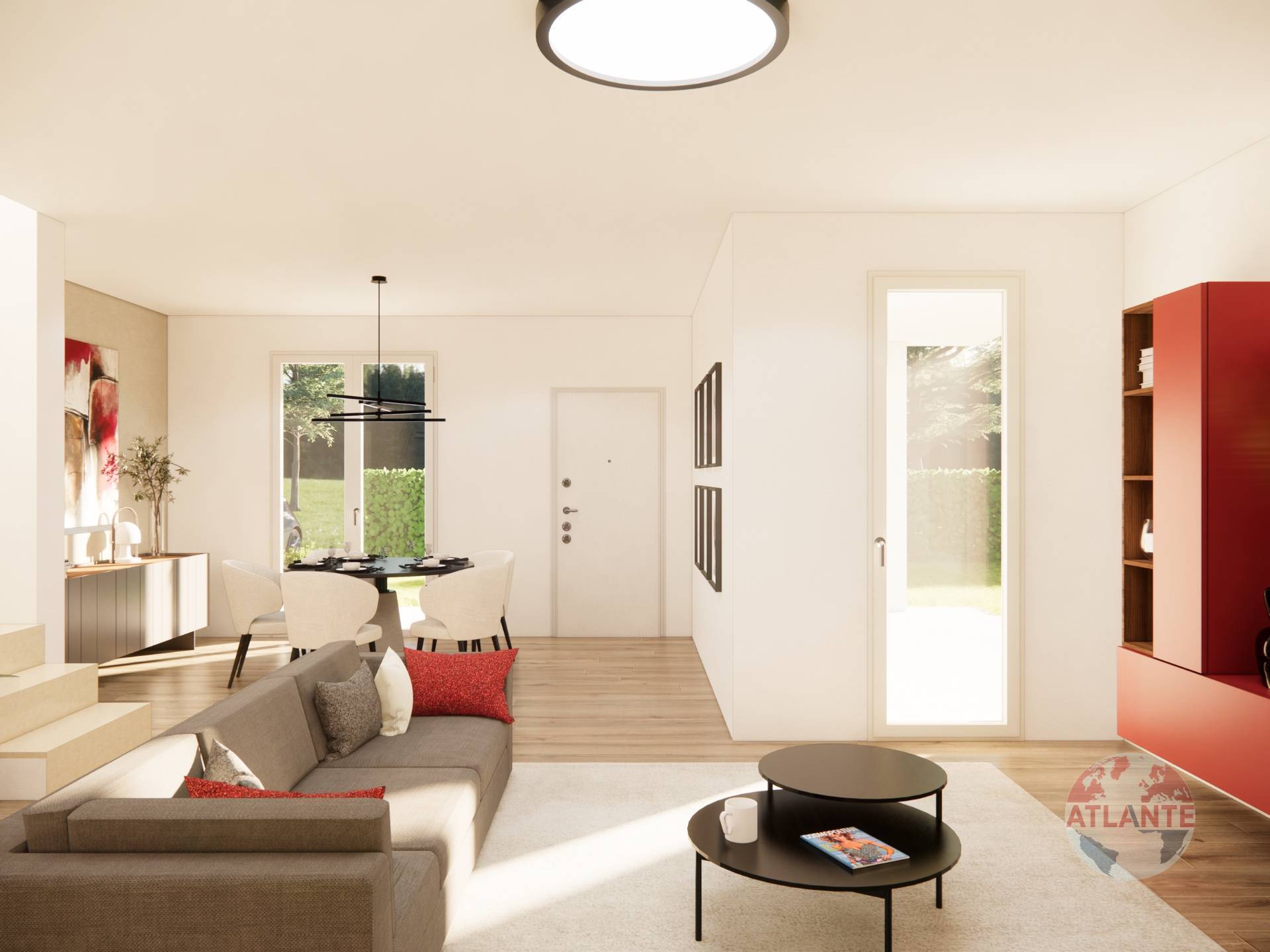 Immagine 35 di Villetta a schiera in vendita  in Via Roma 128 a Maclodio