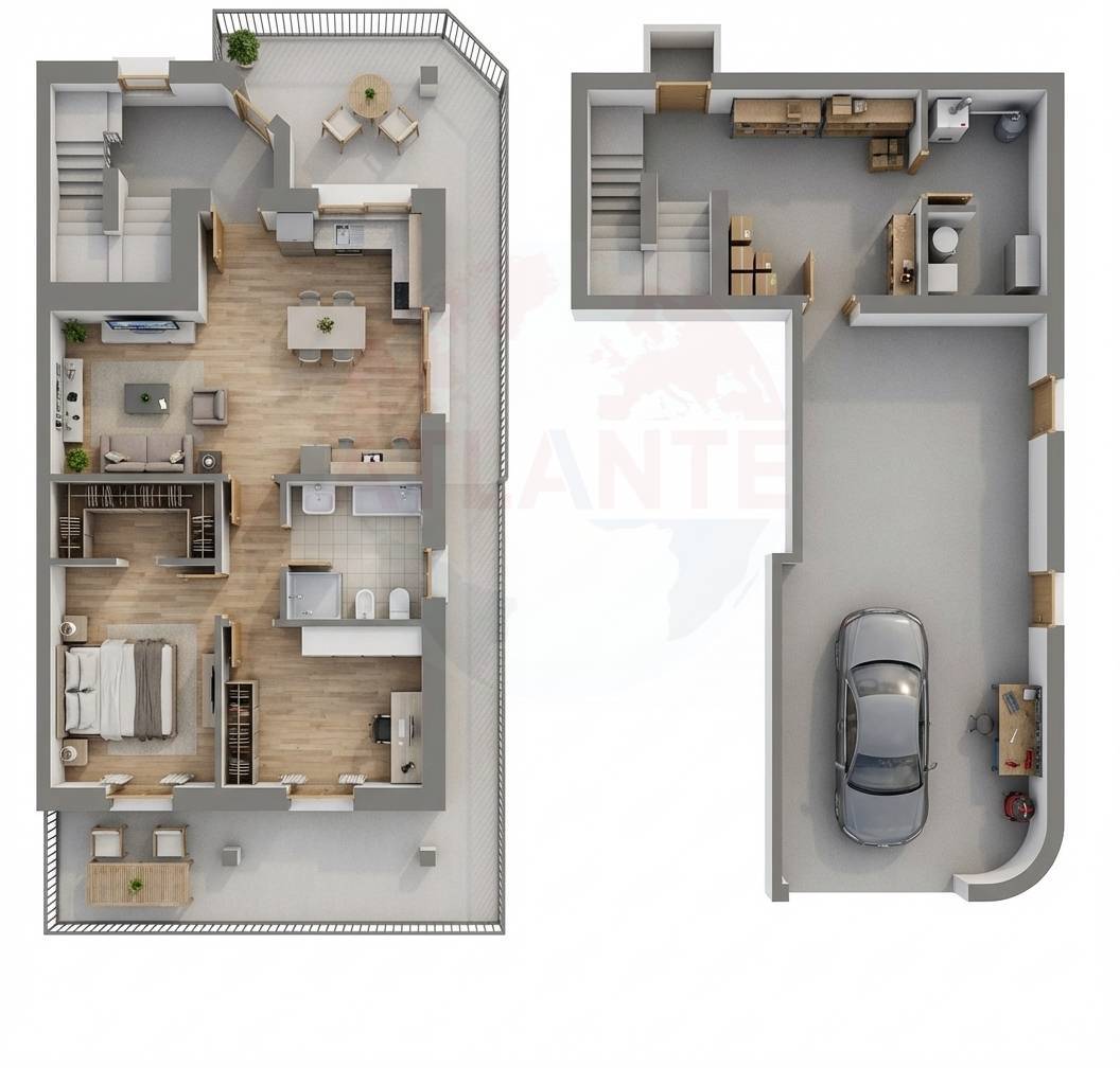 Immagine 30 di Villetta a schiera in vendita  in Via Kennedy snc a Adro