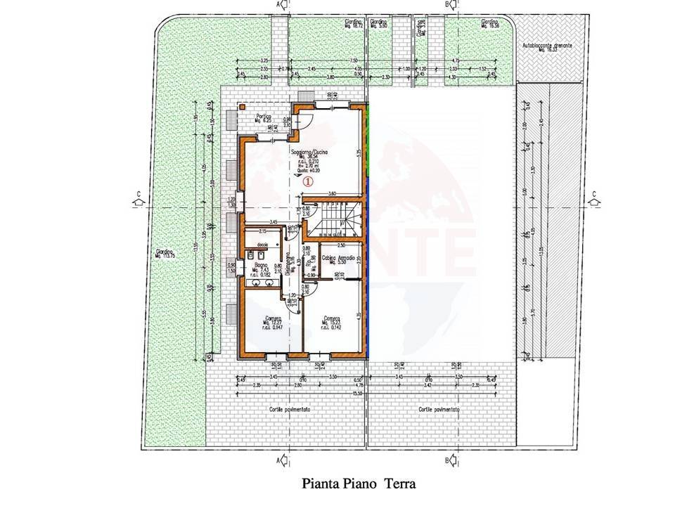 Immagine 29 di Villetta a schiera in vendita  in Via Kennedy snc a Adro