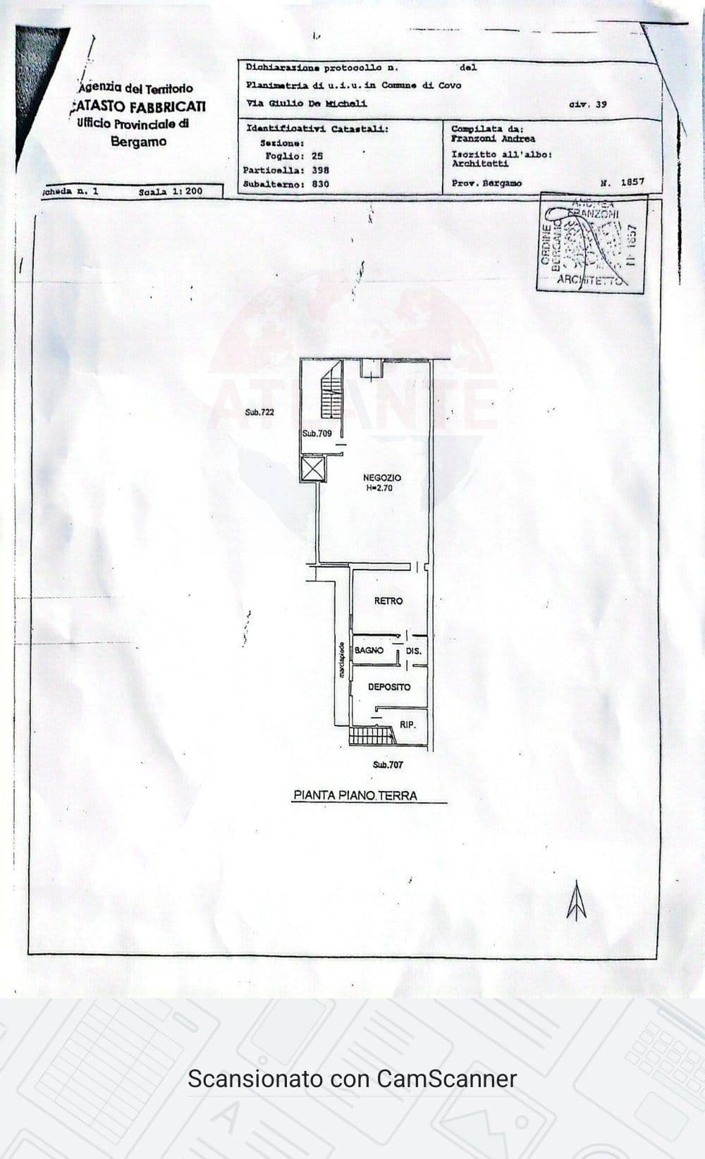 Immagine 13 di Attività commerciale in vendita  in via De Micheli 37 a Bariano
