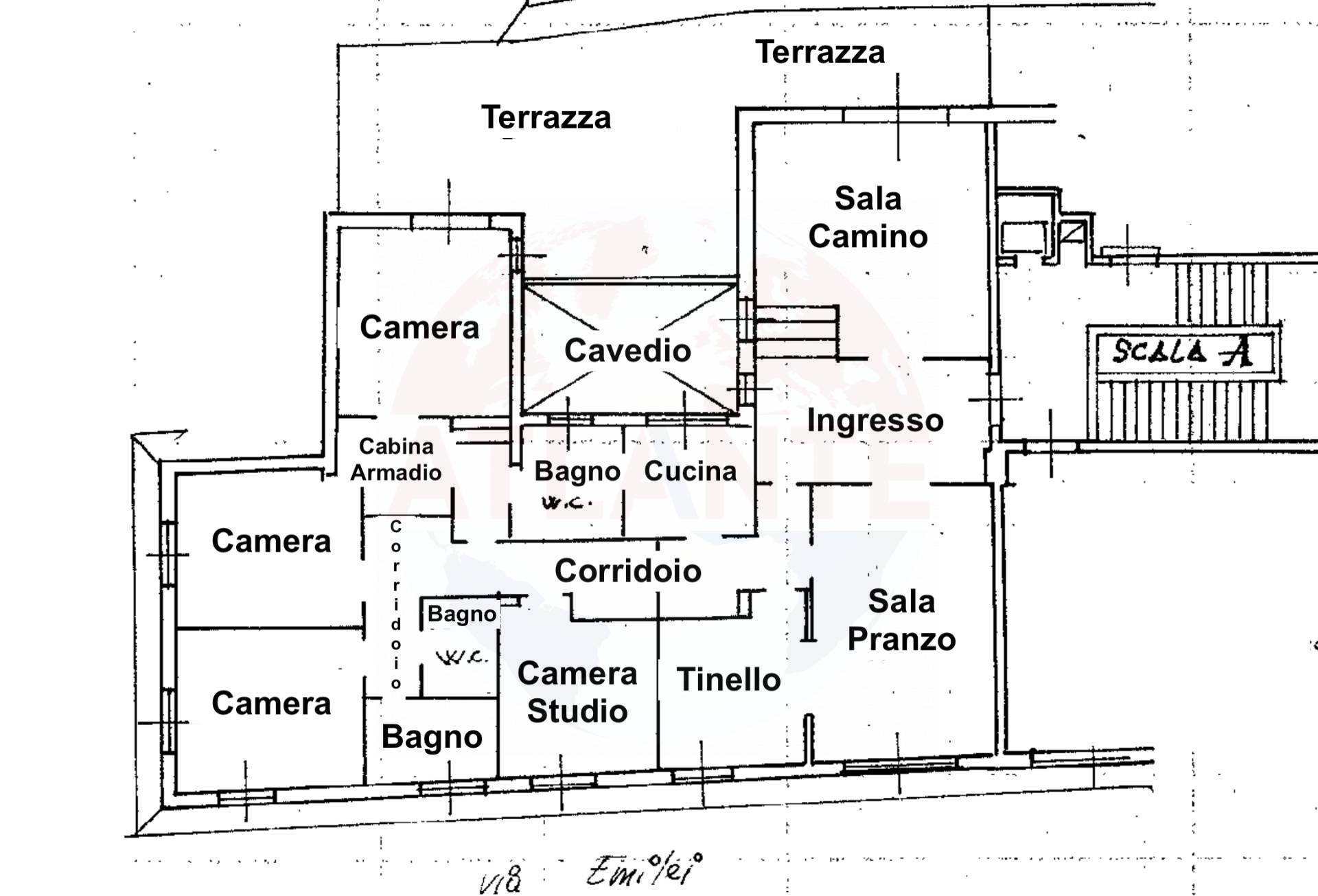 Immagine 128 di Attico in vendita  in Corso Porta Borsari a Verona