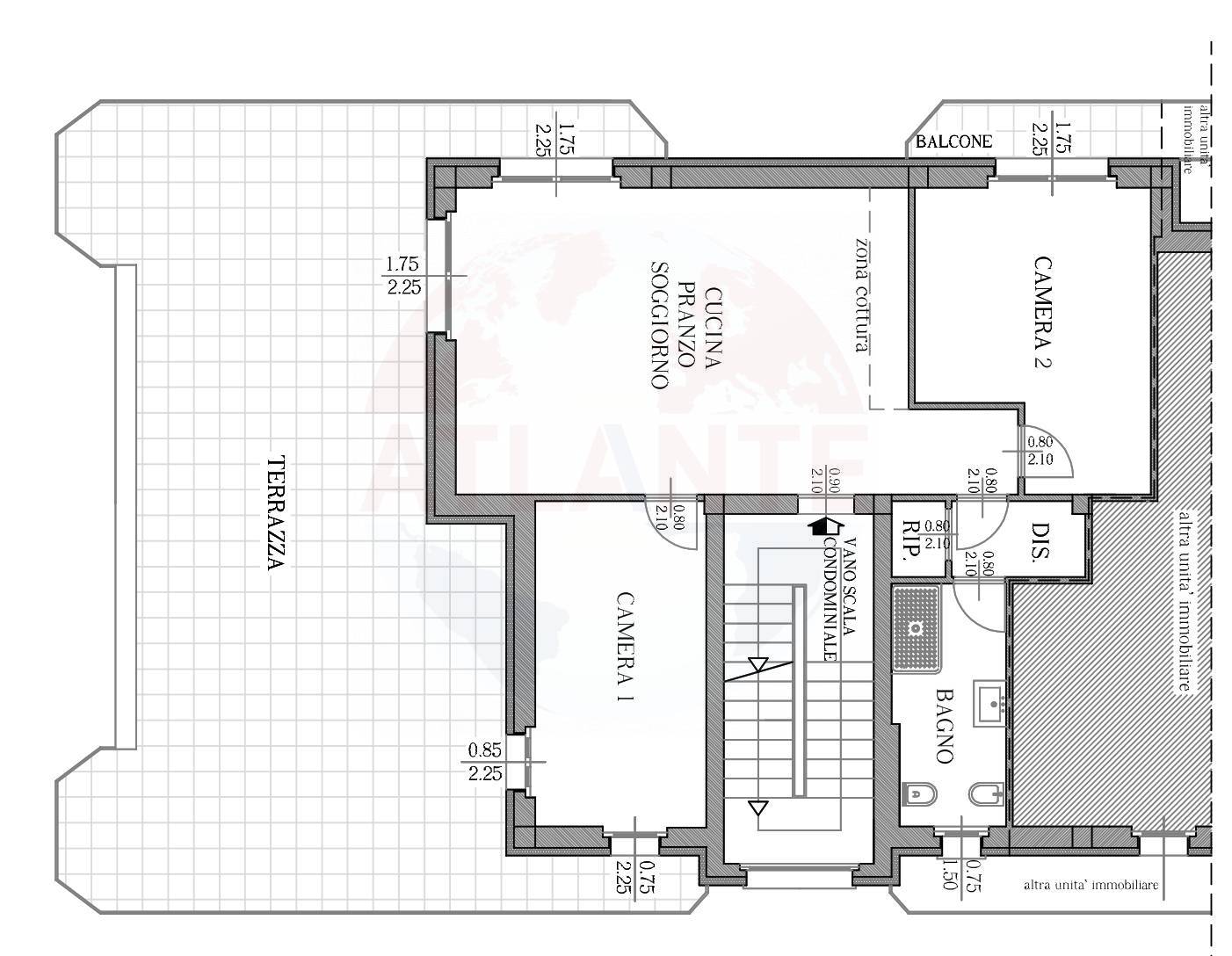 Immagine 42 di Attico in vendita  in via XXV Aprile 243 a Rovato