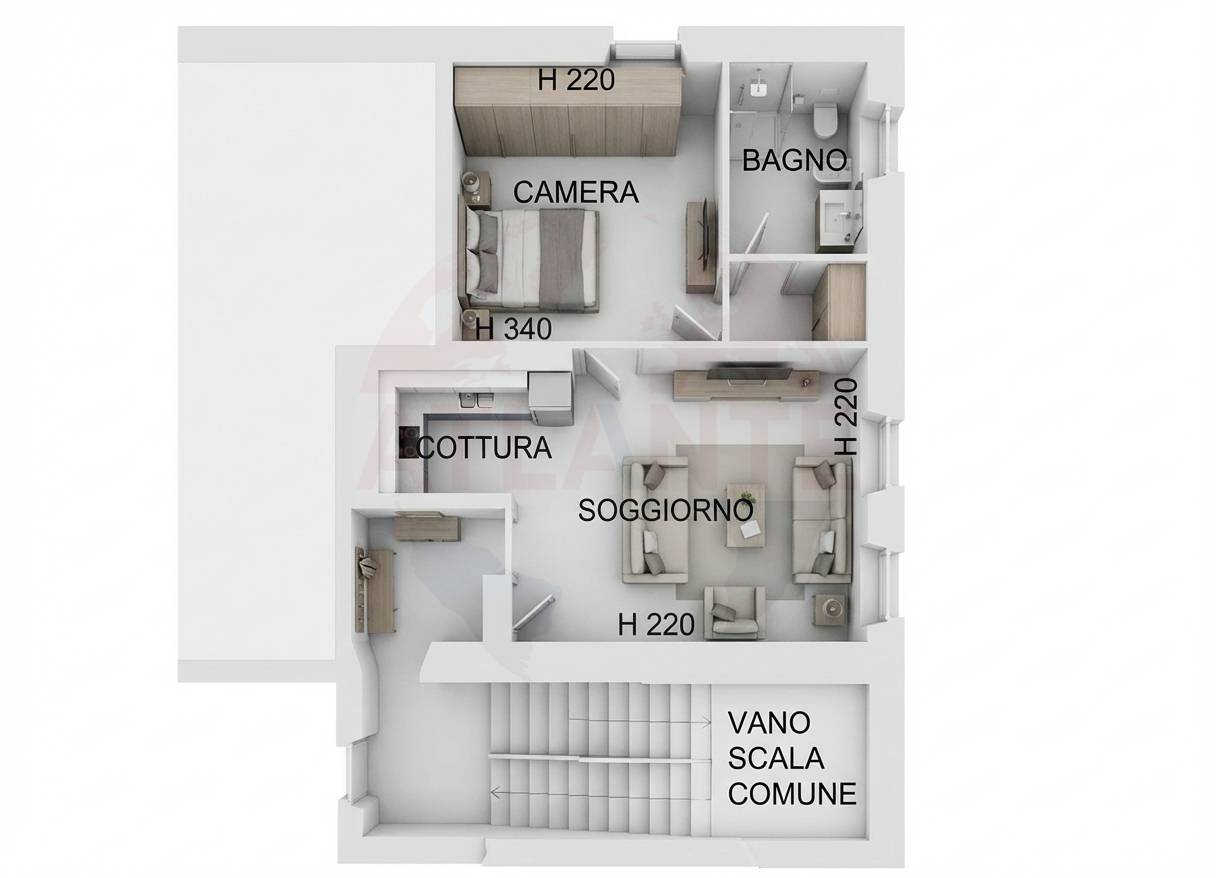 Immagine 101 di Appartamento in vendita  in Via della baitella 2 a Castegnato