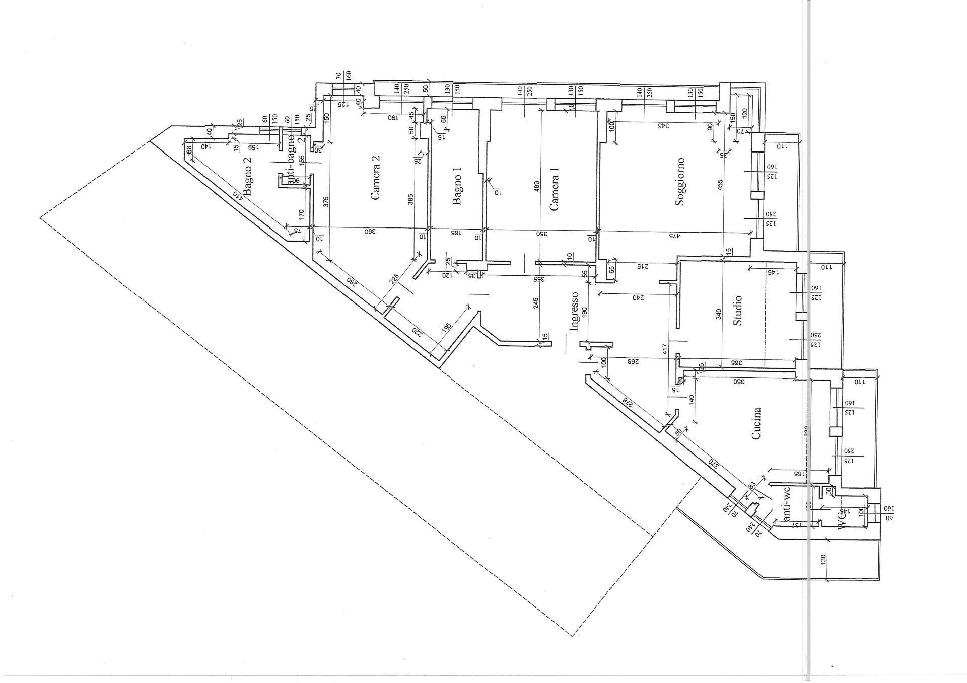 Immagine 48 di Appartamento in affitto  in corso Svizzera 76 a Torino