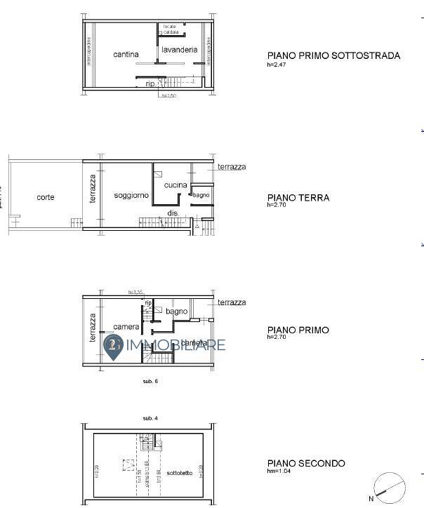 Immagine 31 di Villetta a schiera in vendita  in Via Bologna a Ortonovo