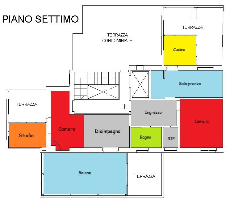 Immagine 27 di Attico in vendita  in Via Girolamo Fracastoro a Firenze