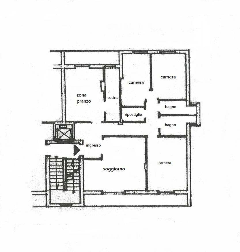Immagine 25 di Appartamento in vendita  in VIA EDMONDO DE AMICIS 3 a Matera