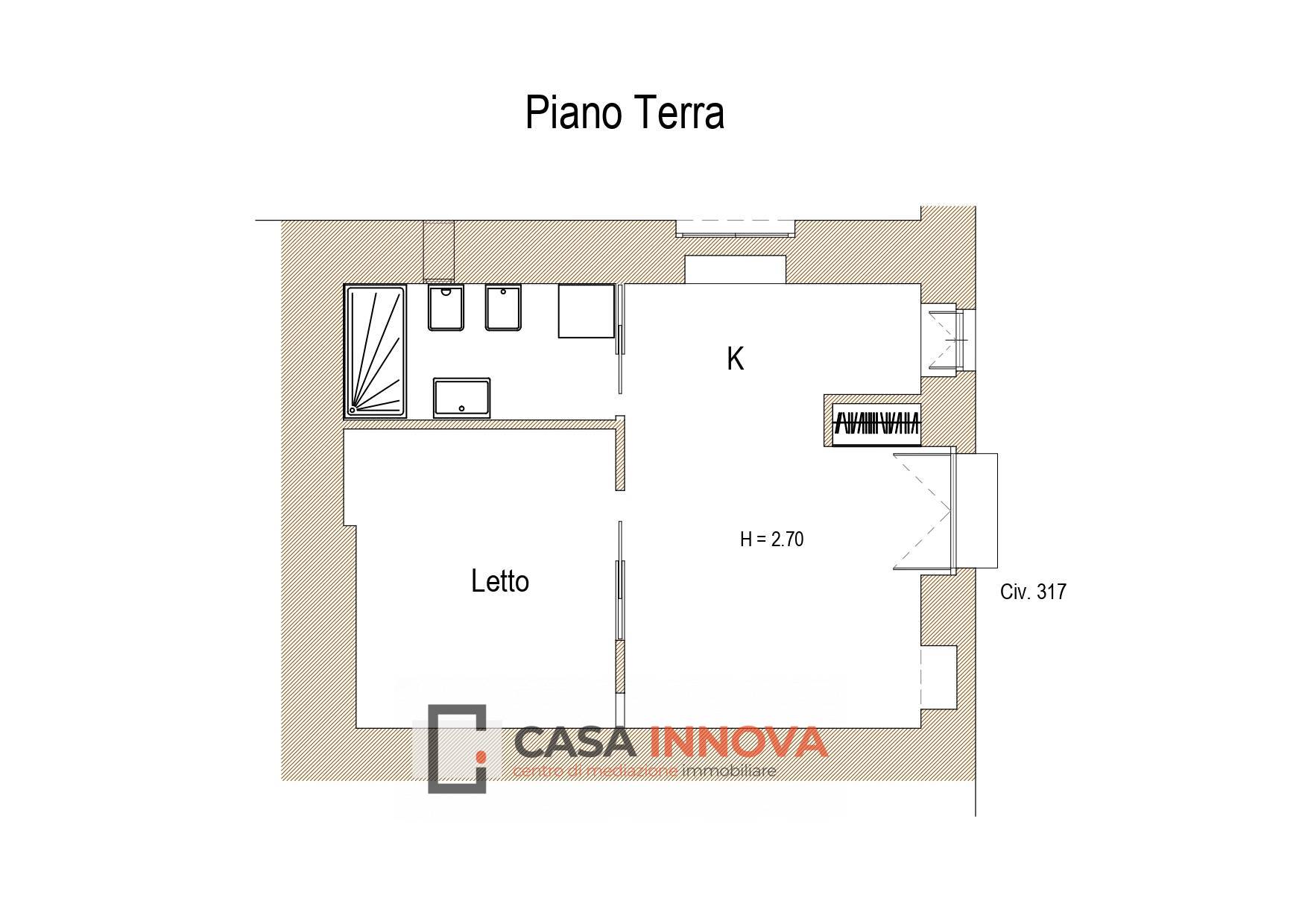 Immagine 14 di Appartamento in affitto  in Via Casalnuovo a Matera