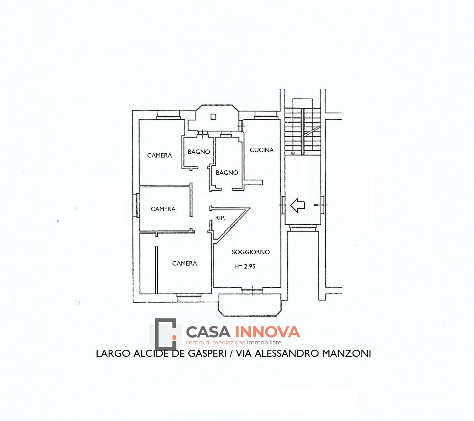 Immagine 38 di Appartamento in vendita  in Largo De Gasperi a Matera