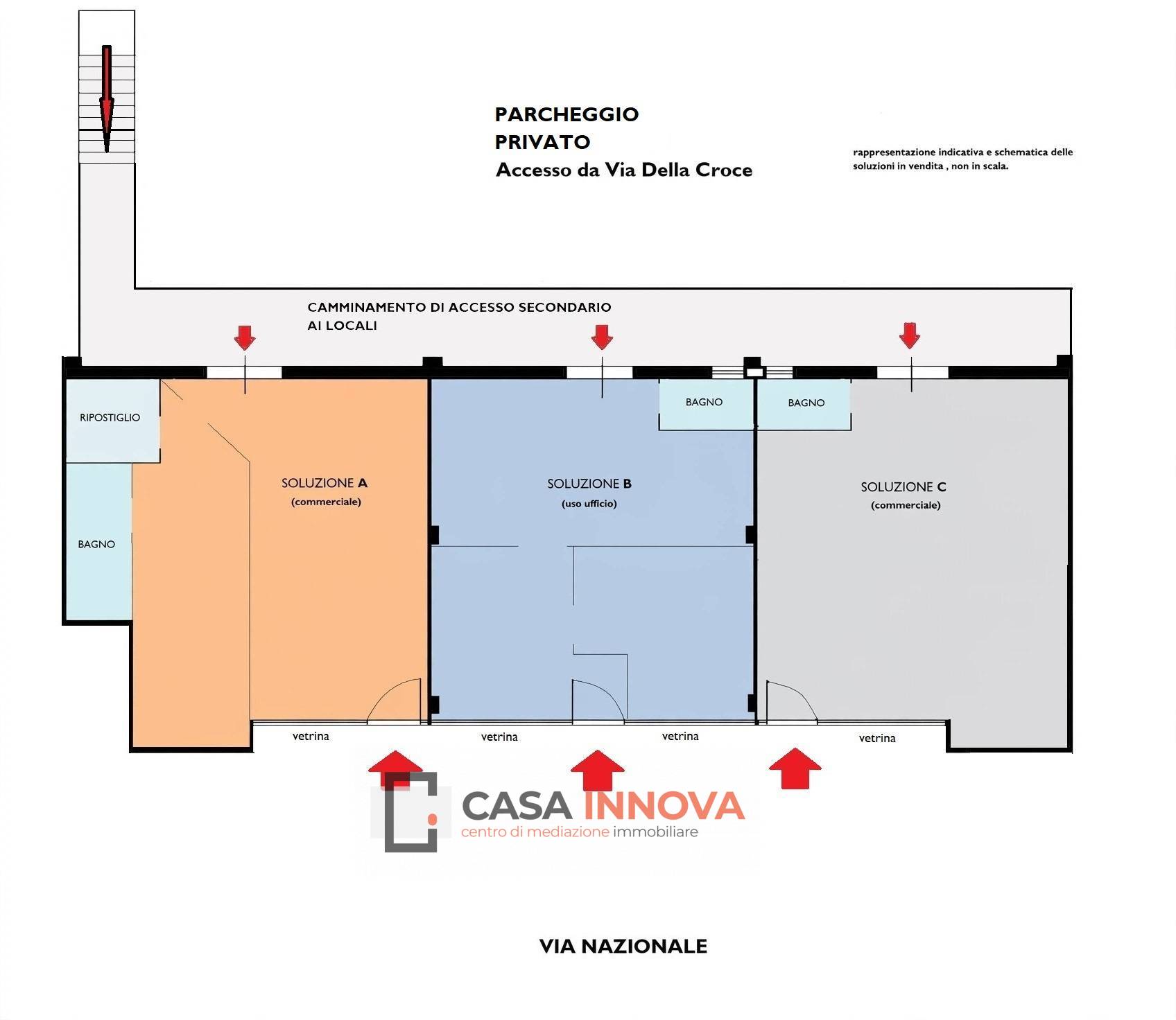 Immagine 12 di Locale commerciale in vendita  in Via Nazionale a Matera