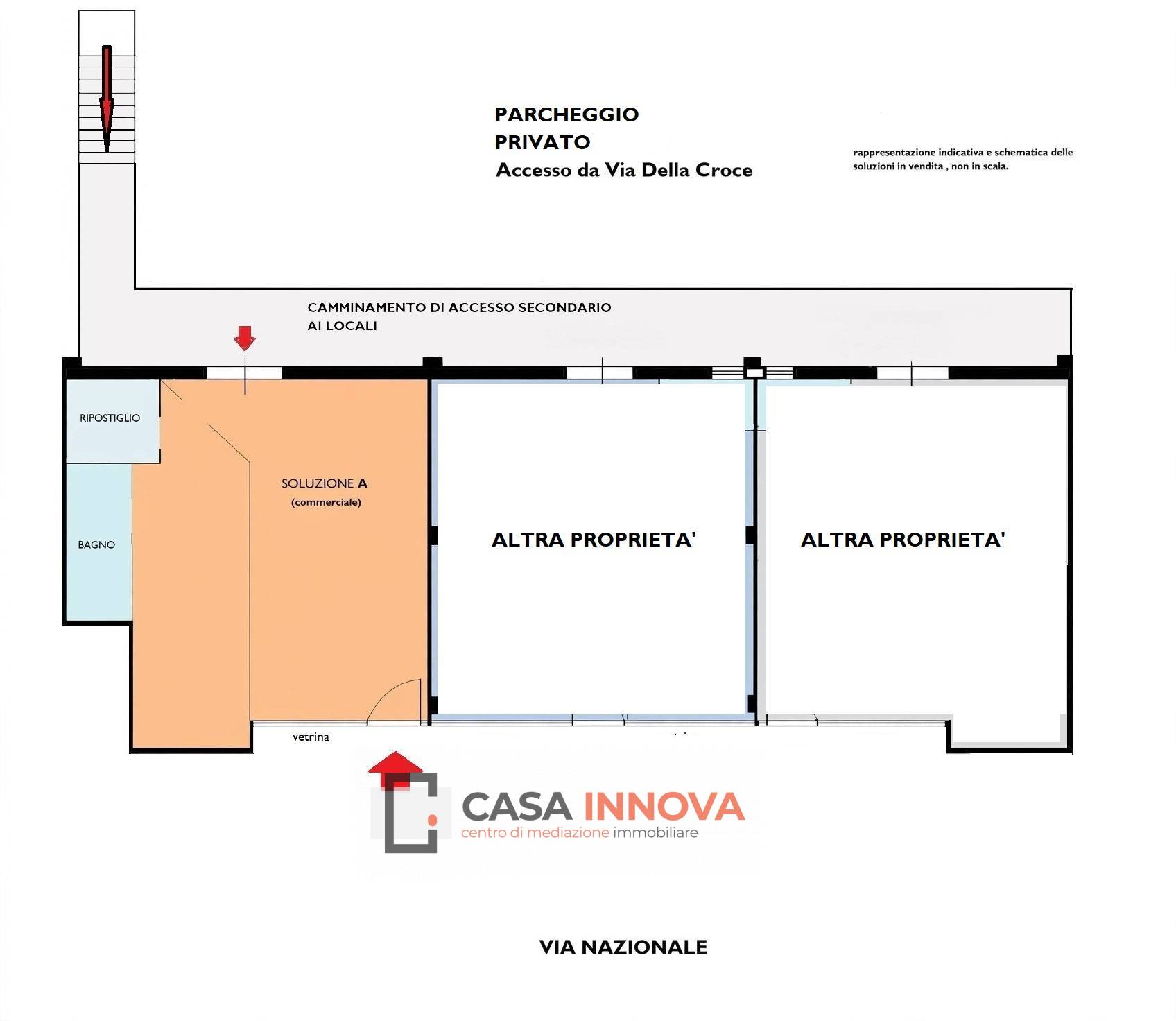 Immagine 10 di Locale commerciale in vendita  in Via Nazionale 21 a Matera