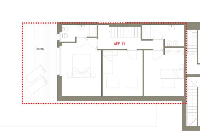 Immagine 21 di Attico in vendita  in via Corridoni 79 a Bergamo