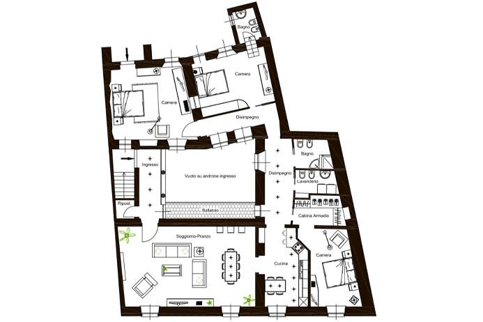 Immagine 13 di Appartamento in vendita  in via porta dipinta a Bergamo