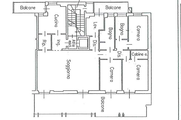 Immagine 28 di Attico in vendita  in via A. Maj a Bergamo