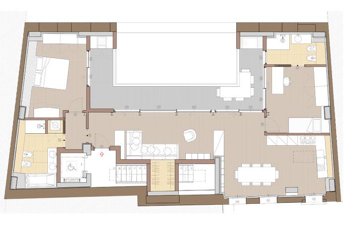 Immagine 27 di Attico in vendita  in via borgo palazzo a Bergamo