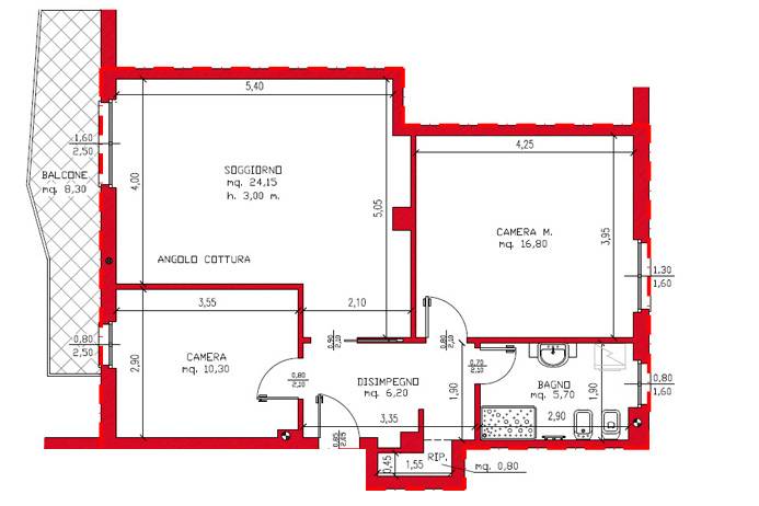Immagine 18 di Appartamento in affitto  in via statuto a Bergamo